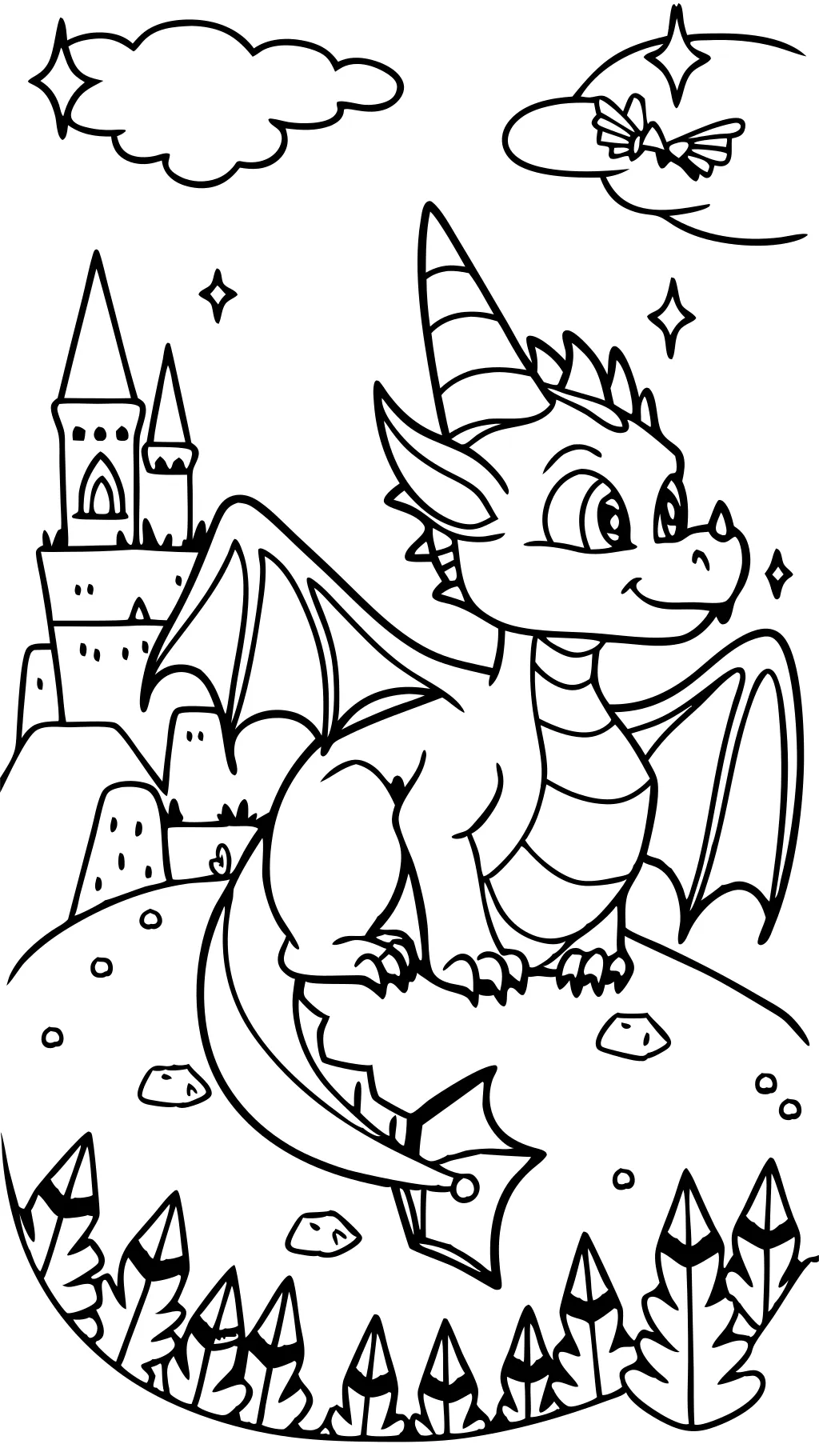 coloring pages spyro